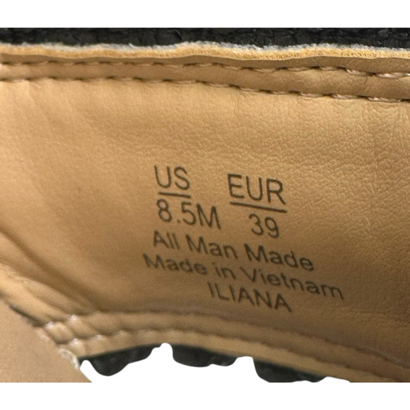 Sam Edelman Iliana Platform Sandal Womens 8.5M Raffia Woven Ankle Strap New $170 - Picture 8 of 9